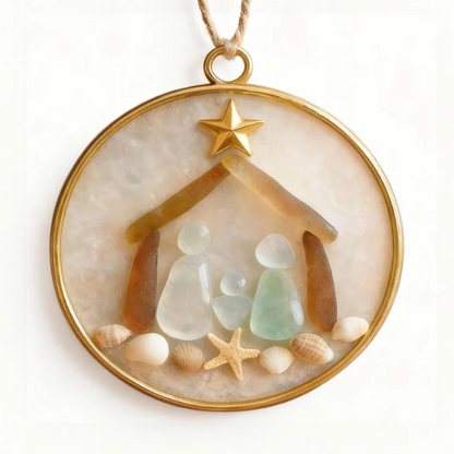 Coastal Nativity Ornament