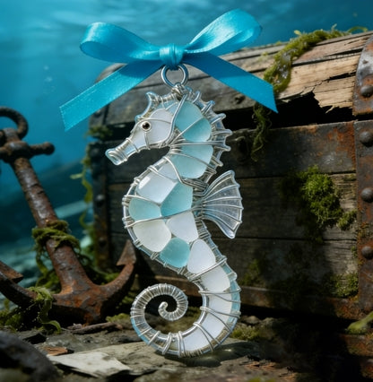 🔥Hand-Wrapped Sea Glass Collection💎Timeless Coastal Art