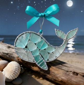 🔥Hand-Wrapped Sea Glass Collection💎Timeless Coastal Art