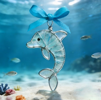 🔥Hand-Wrapped Sea Glass Collection💎Timeless Coastal Art