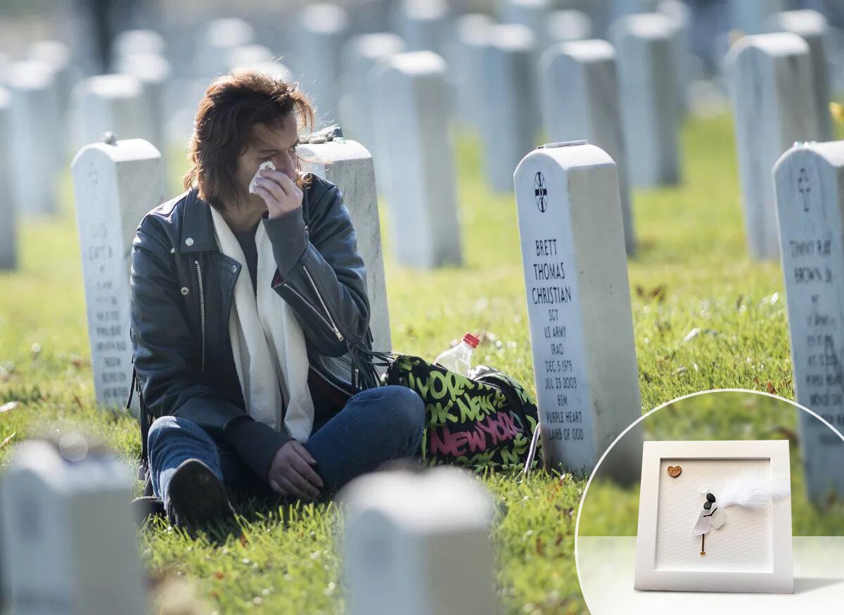 🎁2022💘Memorial Gift Sorry for your loss Gift Sea Glass Art Sympathy Gift