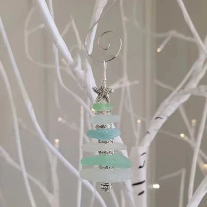 Sea Glass Christmas Tree Ornament