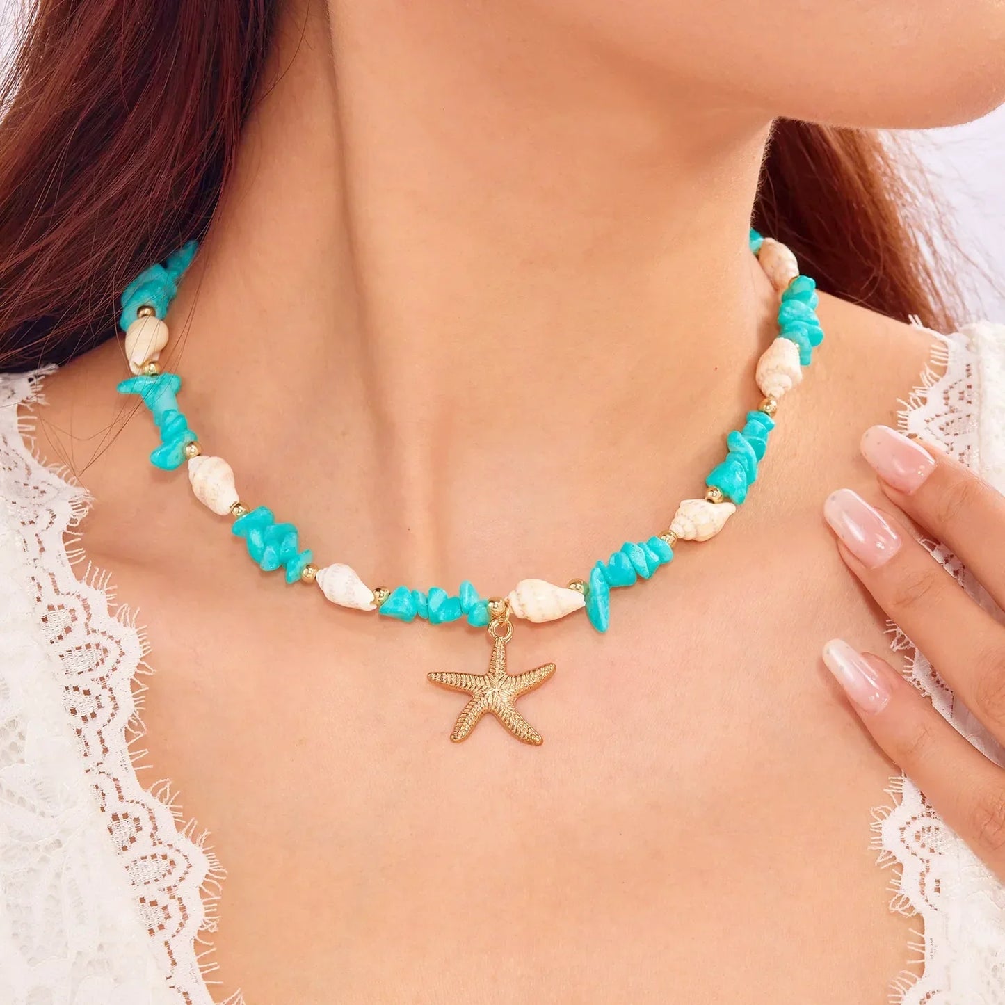 🎁2022 Specical Gift🎁Sea Necklace Bracelet Set